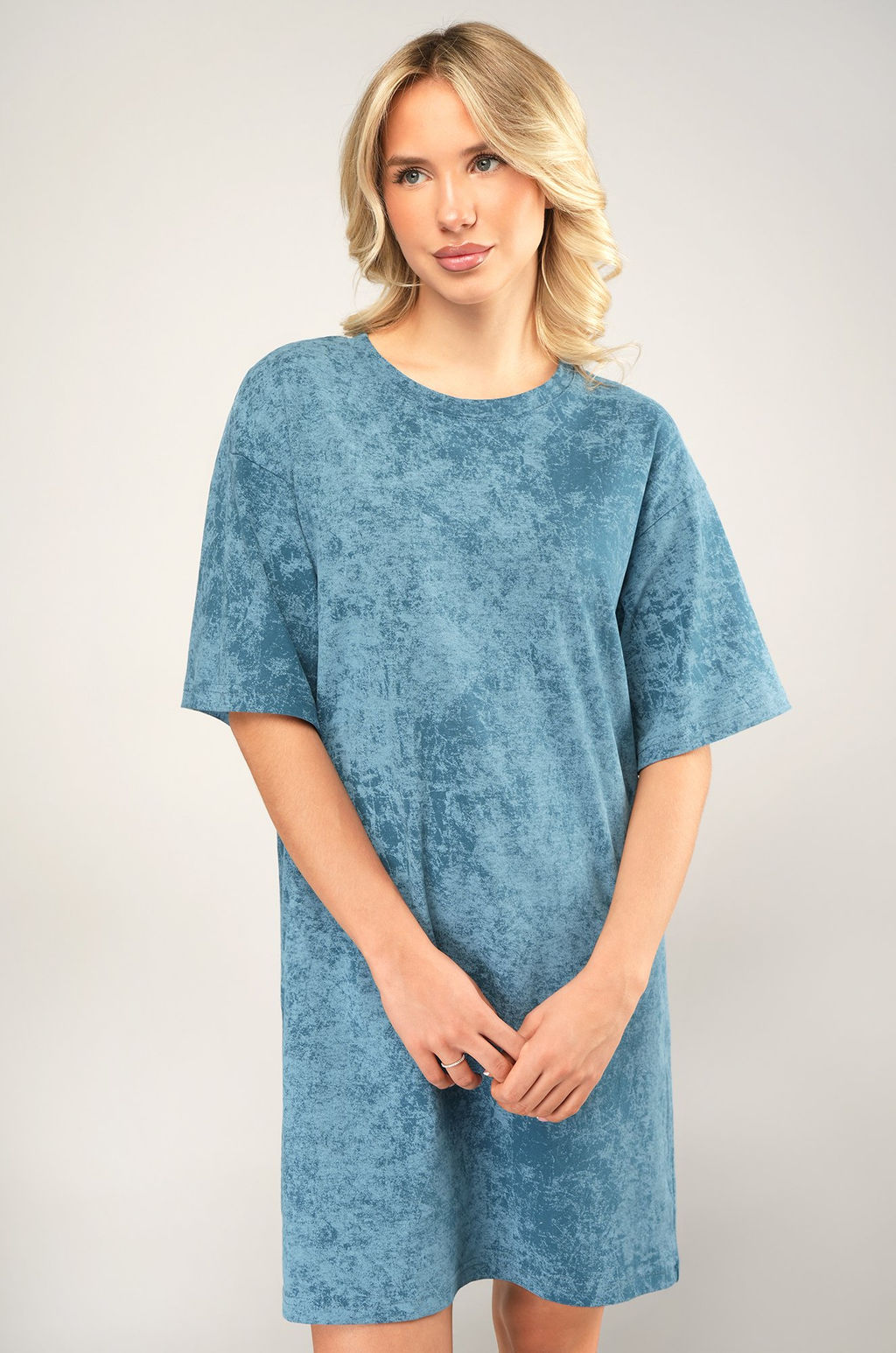 Женское платье футболка Happyfox