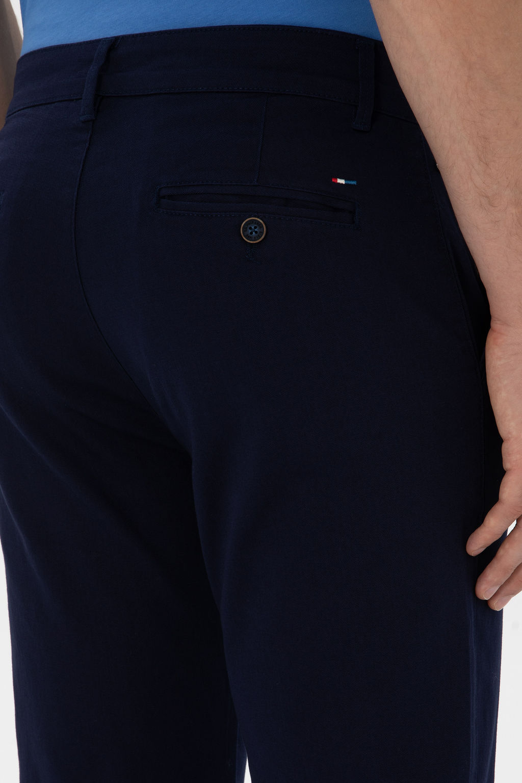 Erkek Regular Fit Lacivert Kanvas / Chino Pantolon - U.s. polo assn фото 12