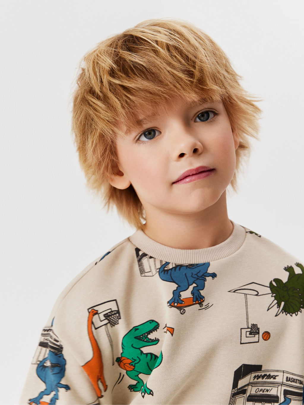 ACOOLA / Джемпер детский для мальчиков Dubbo бежевый фото 5