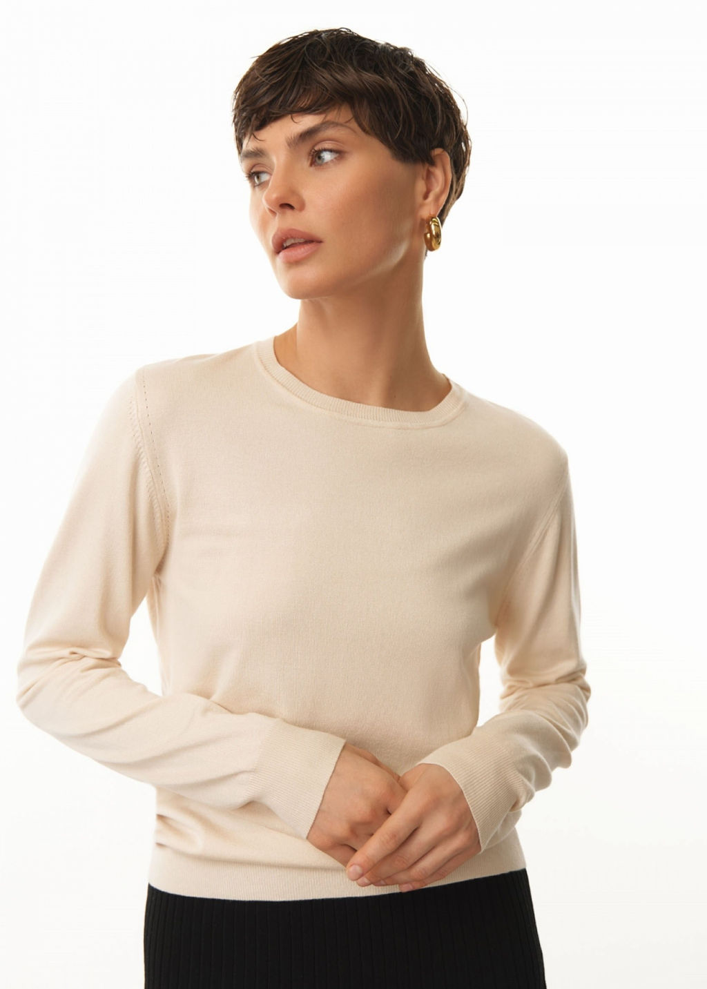 Conso/KJL 230793 - light beige Джемпер женский