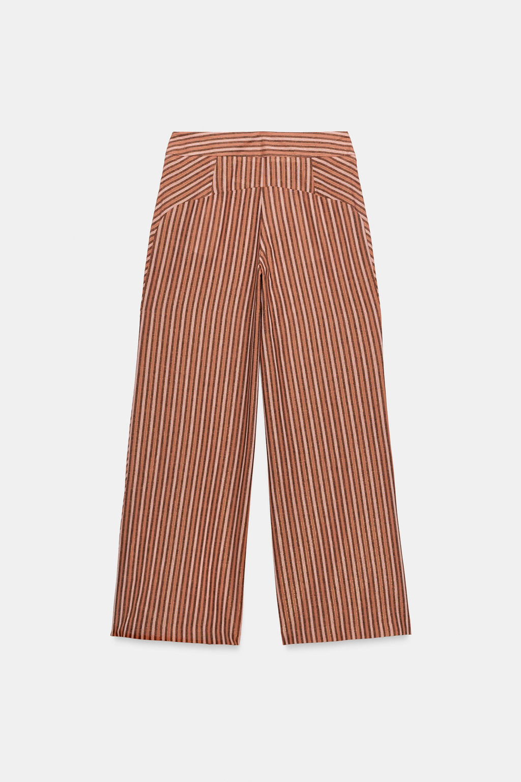 PANTAL?N ANCHO RAYAS HILO METALIZADO / Multicolor - Zara фото 7