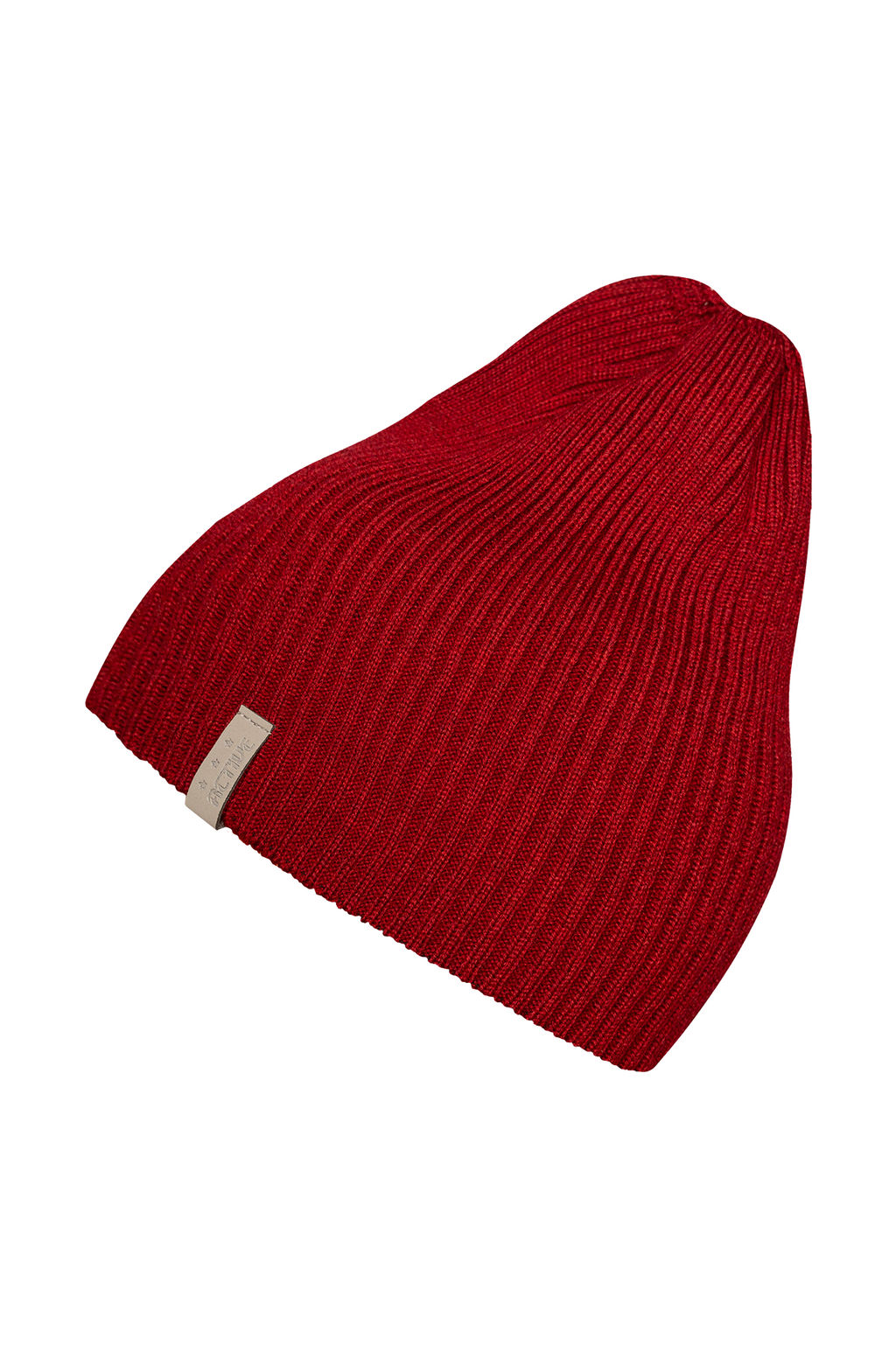 Шапка вязаная Ш-103 красная (58)