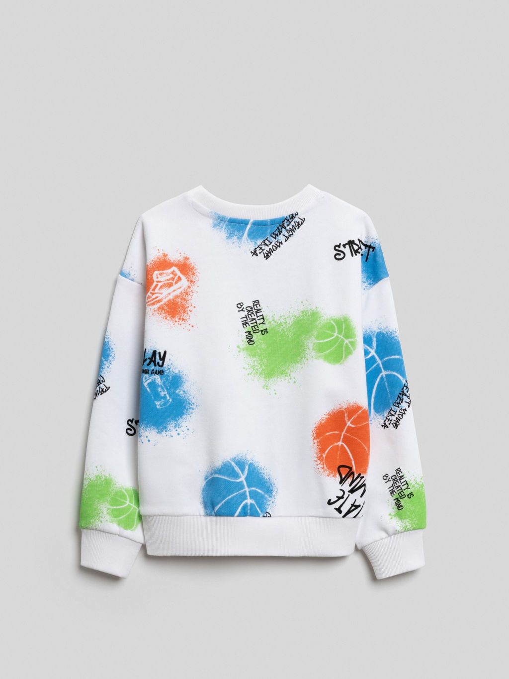 ACOOLA / Джемпер детский для мальчиков Graphito белый  фото 2