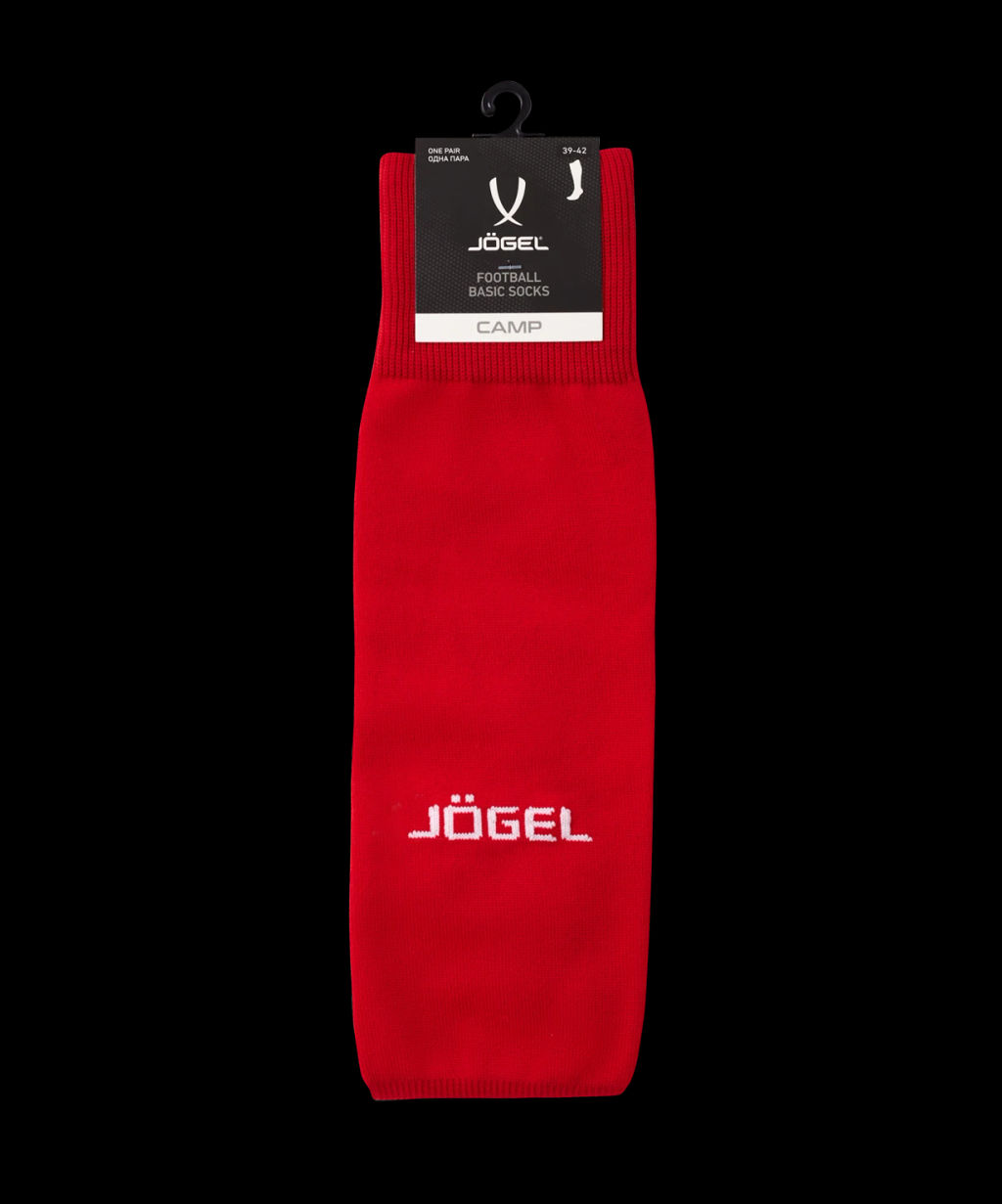 Гетры футбольные JOGEL CAMP BASIC SOCKS, красный/серый/белый
