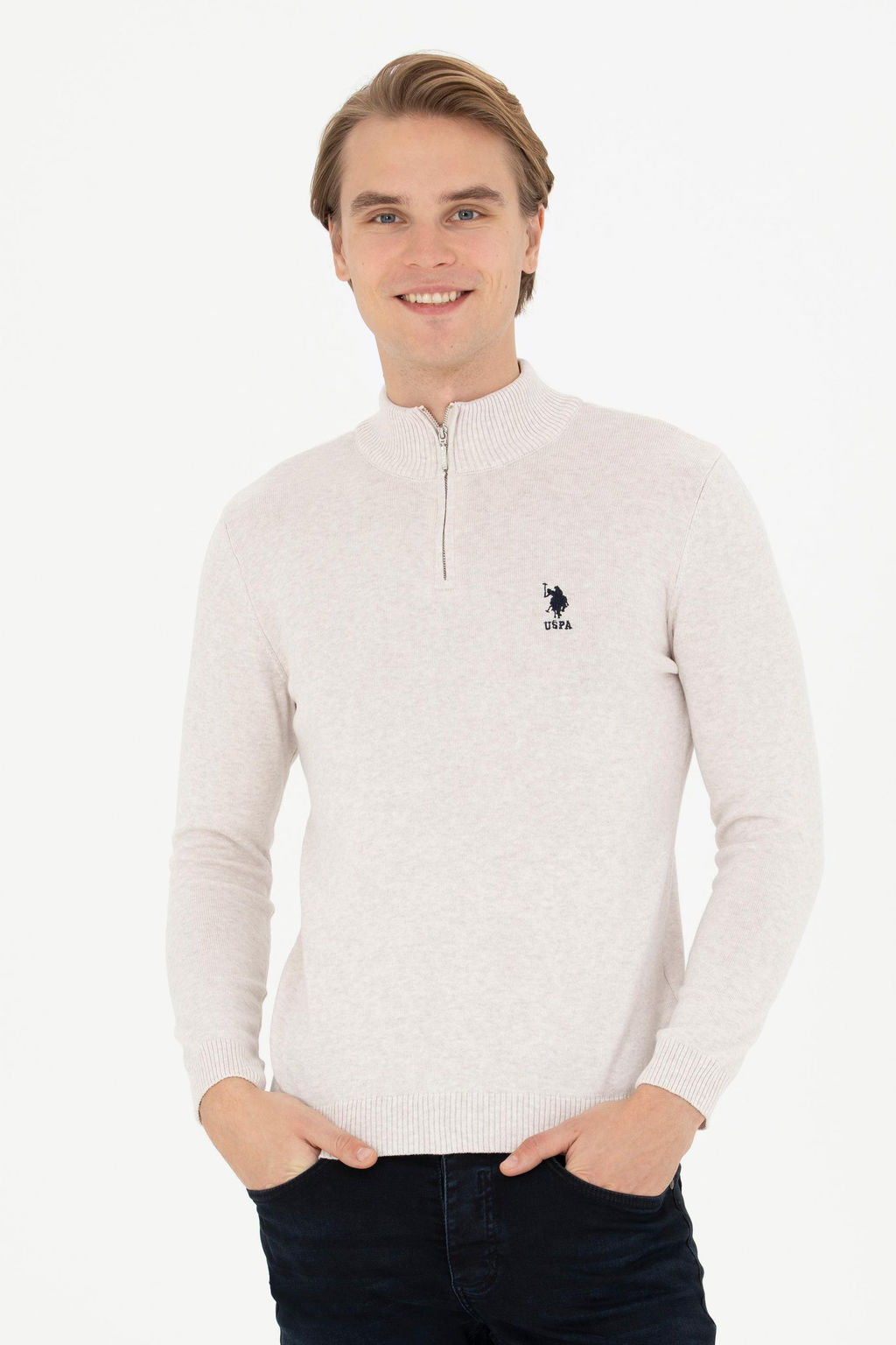 Мужской свитер с камнем - U.s. polo assn фото 8