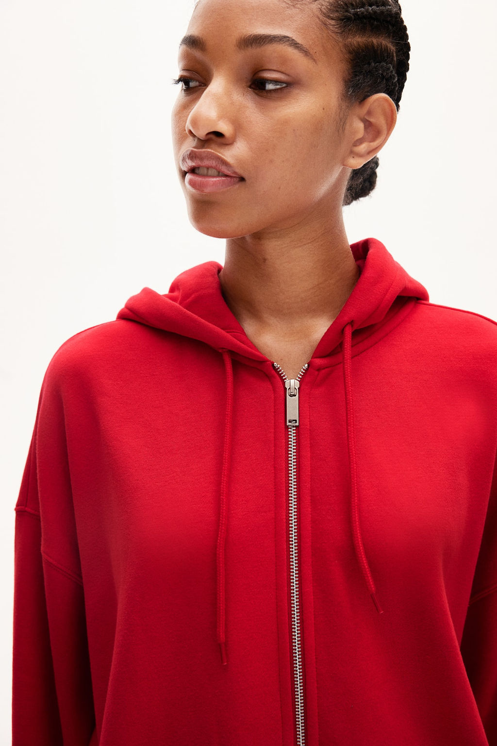 Chaqueta sudadera oversize con capucha - H&m фото 3