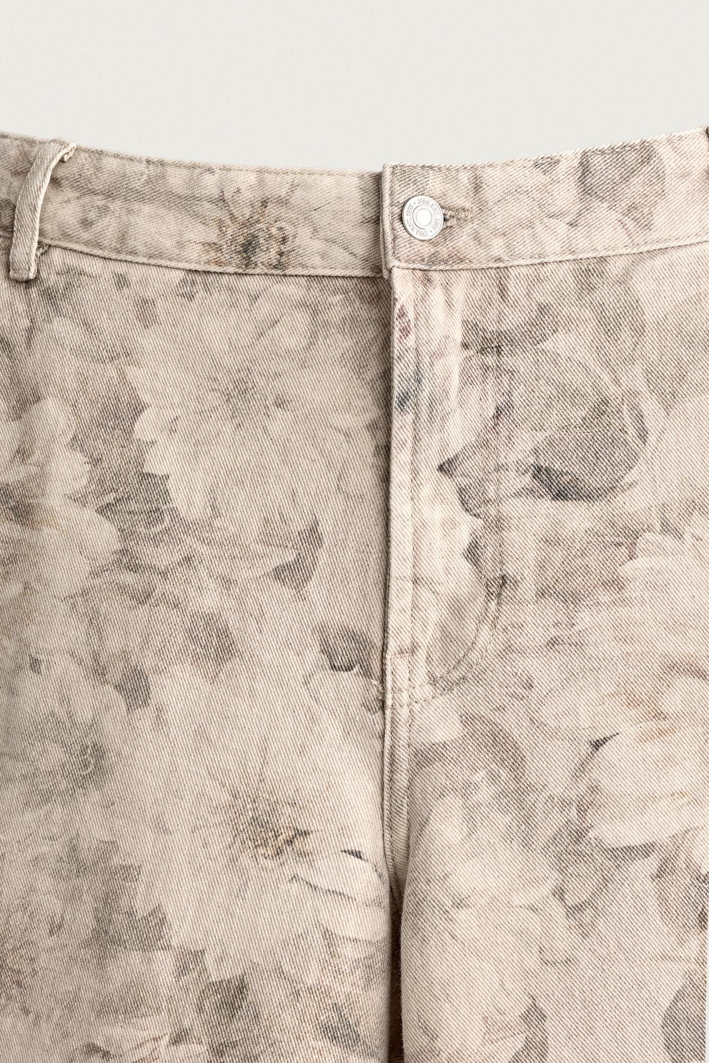 BERMUDA BOLSILLO CARPINTERO ESTAMPADO FLORAL LAVADO / Multicolor - Zara фото 7