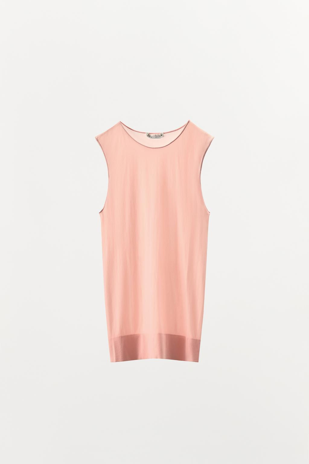 TOP WITH POLYAMIDE - Zara фото 5
