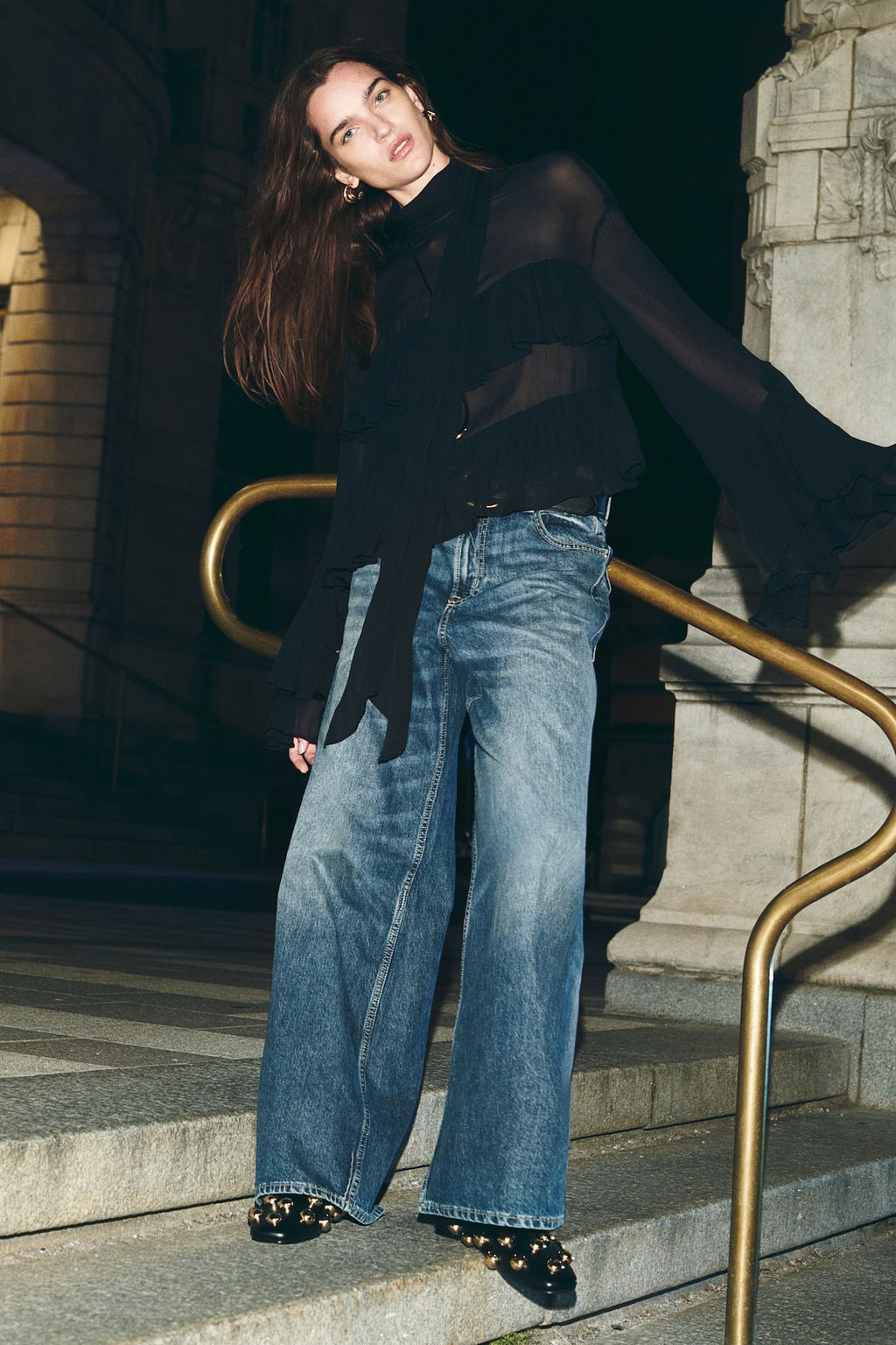 Baggy Regular Jeans - H&m фото 2