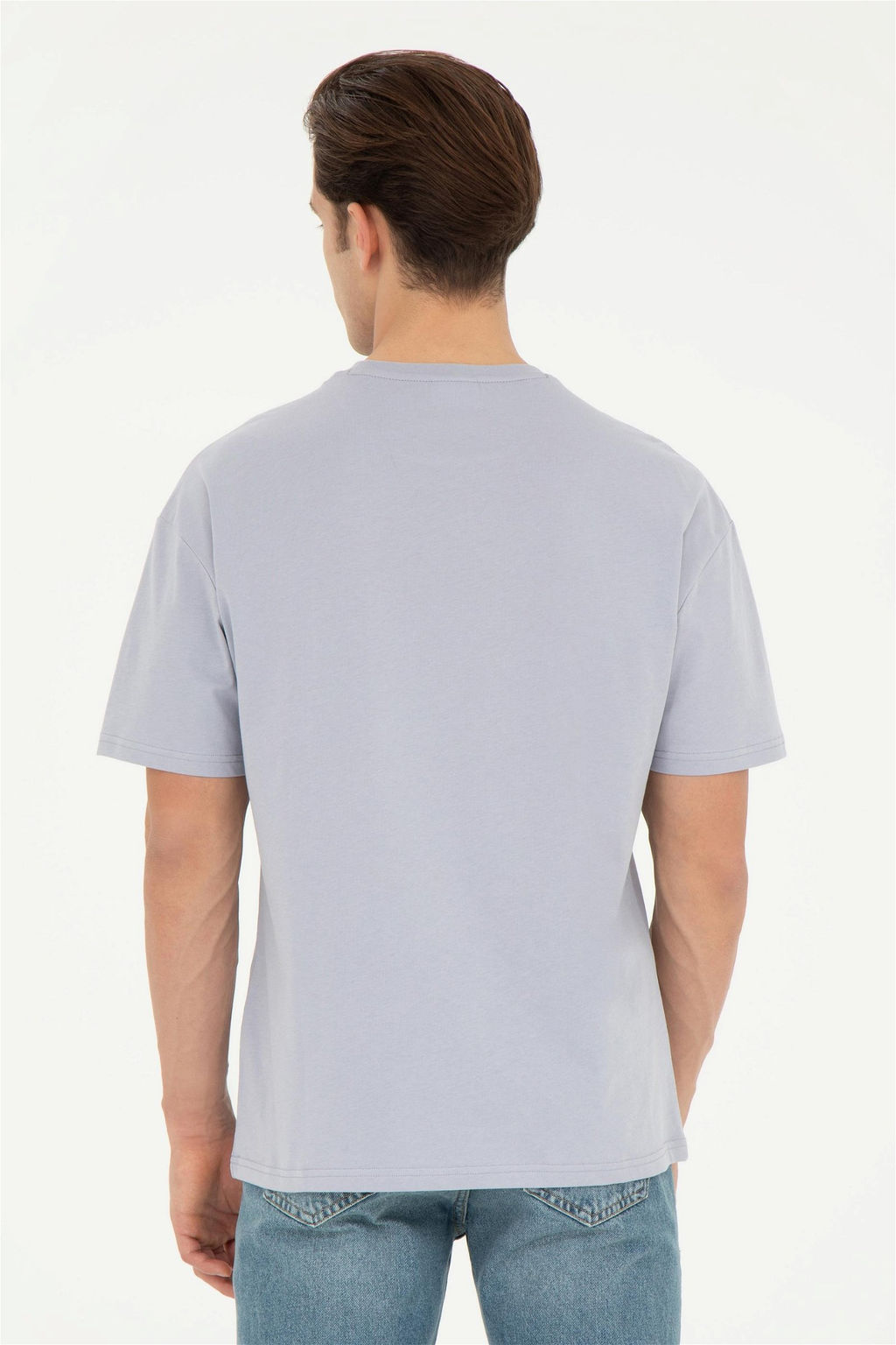 Мужская серая футболка - U.s. polo assn фото 5