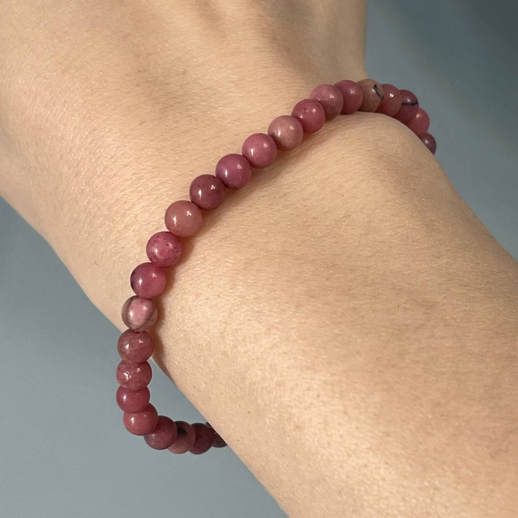 Браслет из Родонита 17,5 см
