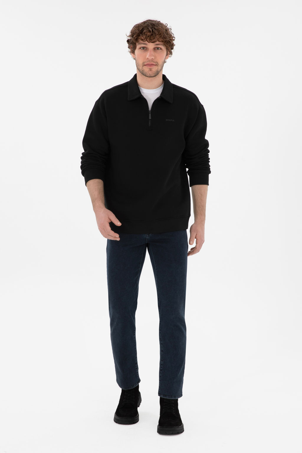 Мужская черная основная толстовка Неожиданная скидка в корзине - U.s. polo assn фото 11