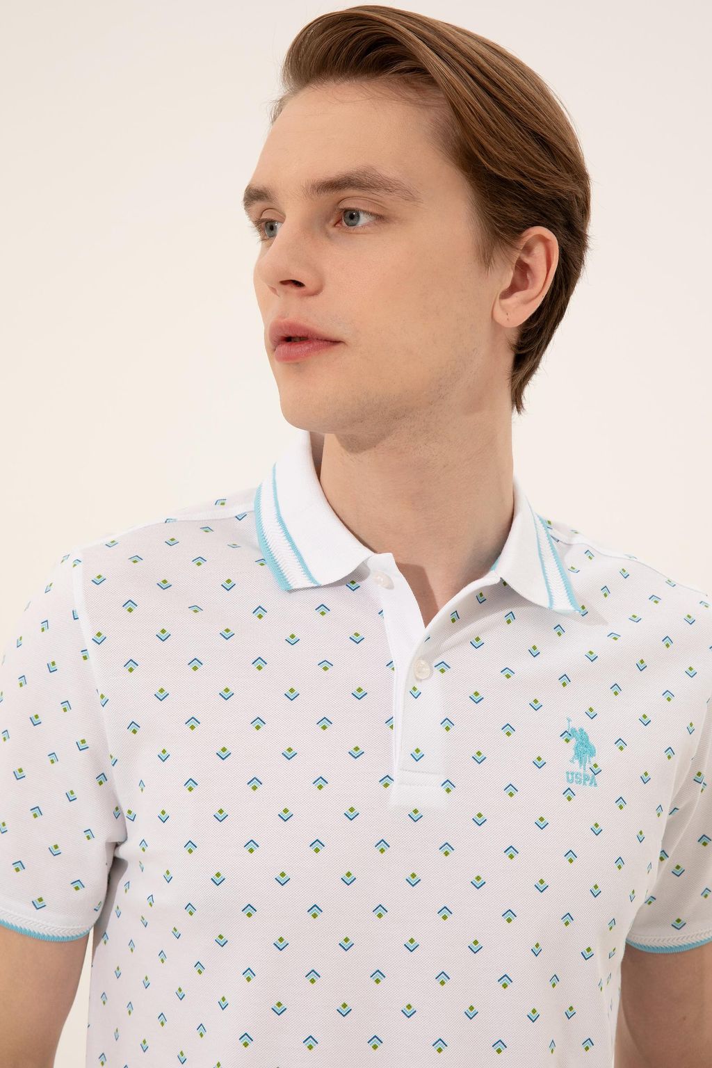 U. S. Polo Assn Мужская футболка-поло Petrol - U.s. polo assn фото 2