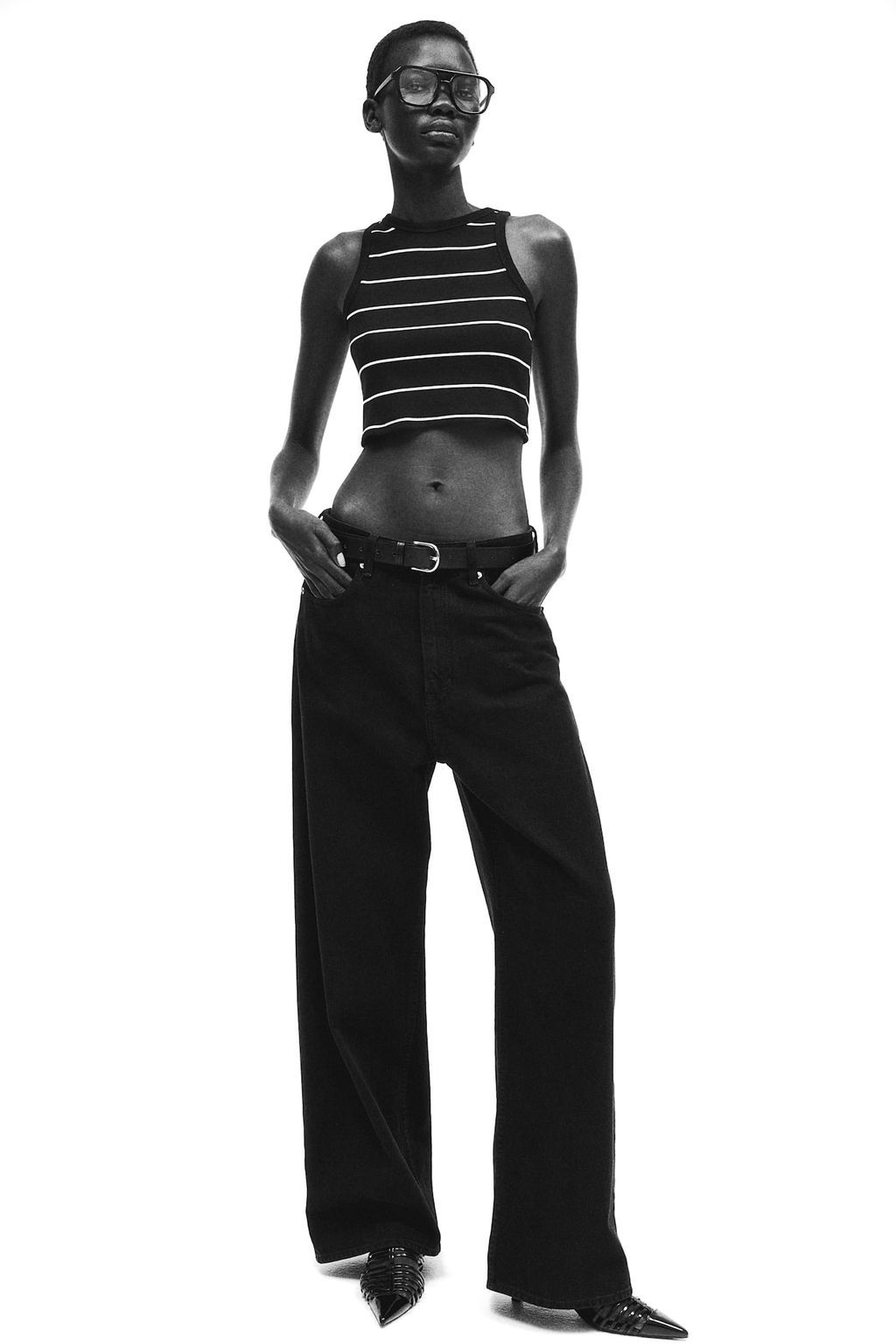 Camiseta cropped sin mangas - H&m фото 2