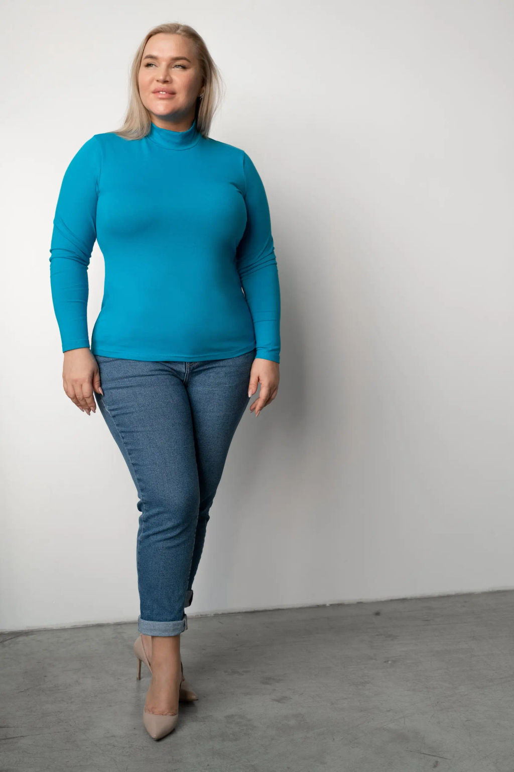 Водолазка ДЖ 009-5 Бирюзовый - T.C.T фото 7