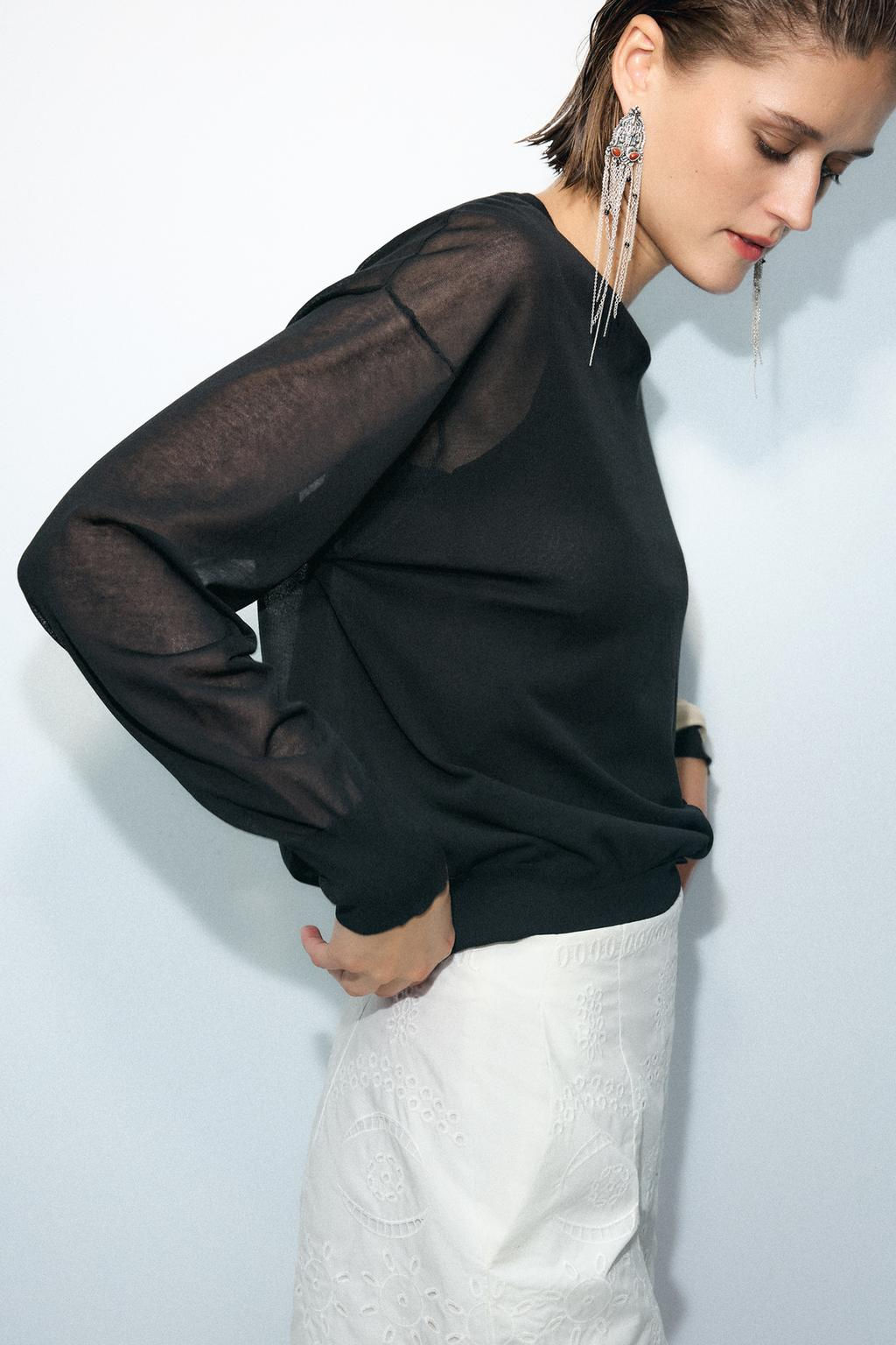 EXTRA-FINE KNIT TOP - Zara фото 21