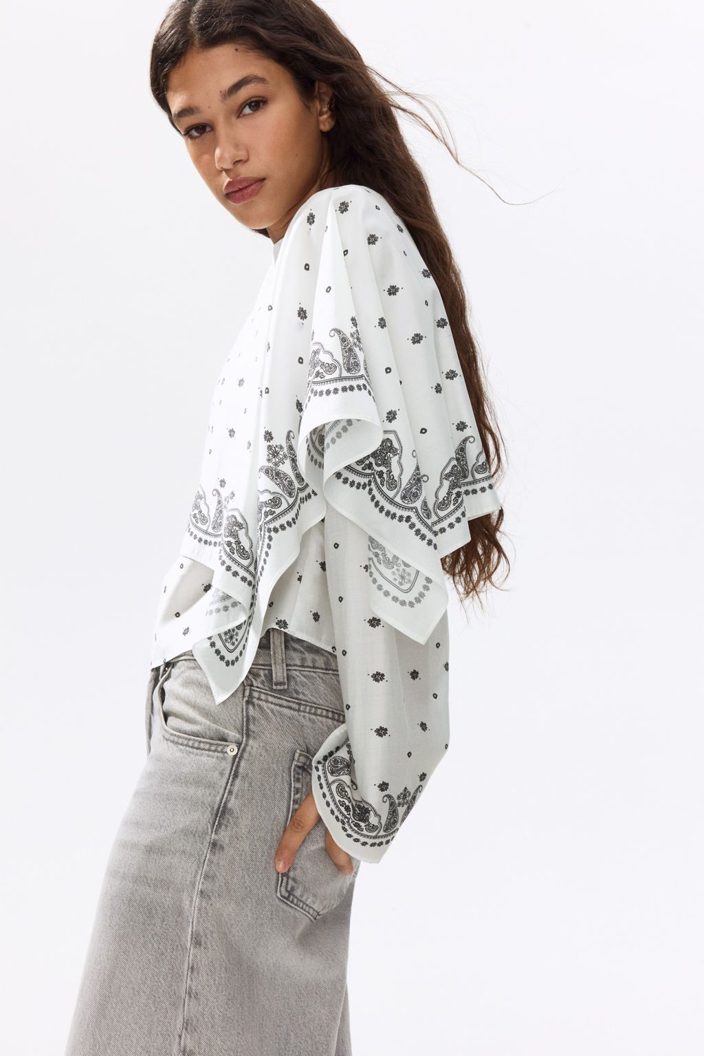 Blusa efecto layering - H&m фото 4