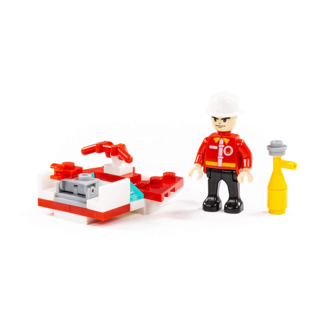 Конструктор Классик Пожарная служба-5 (43 элемента) (в коробке) - Полесье фото 7