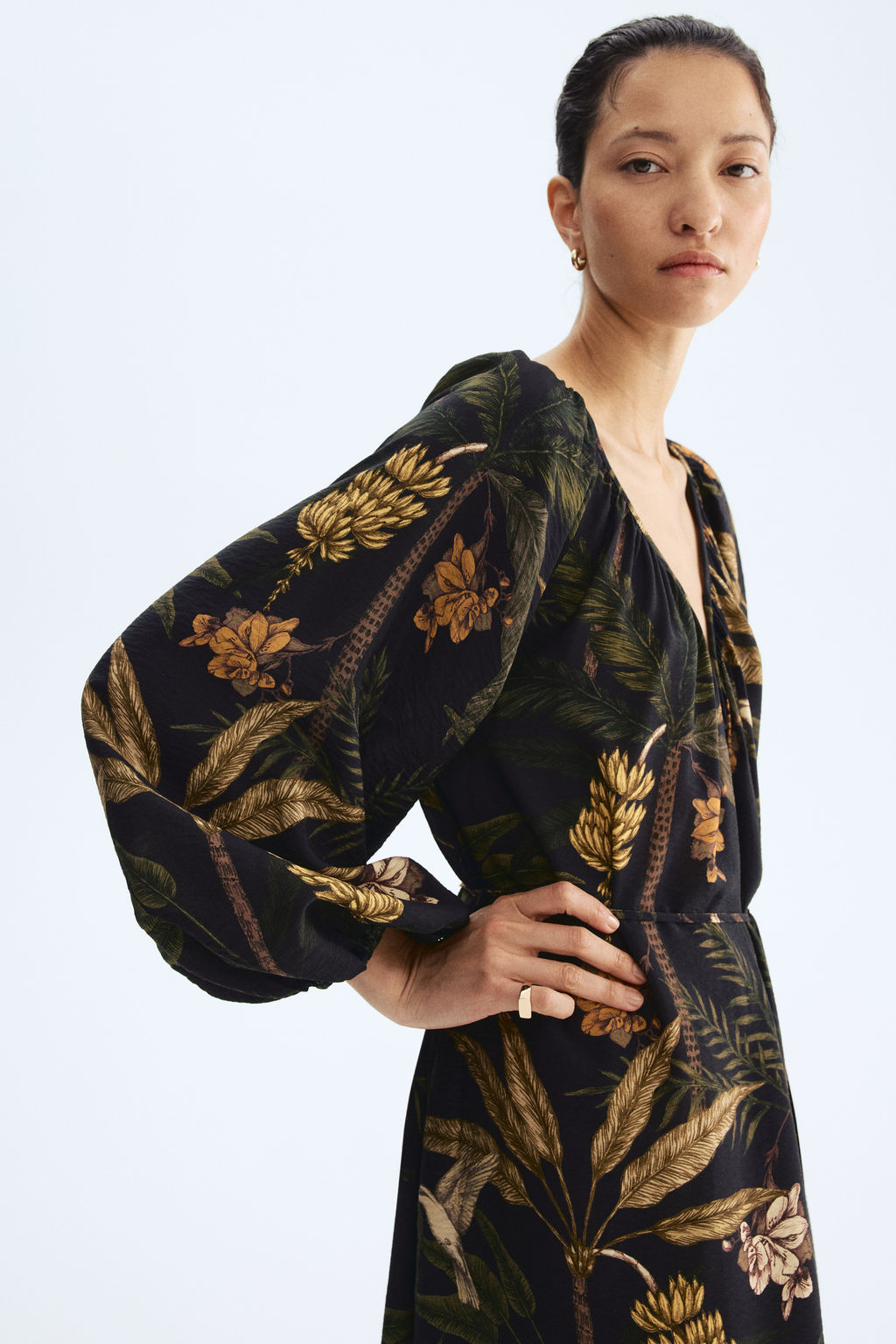 Vestido t?nica oversize - H&m фото 5
