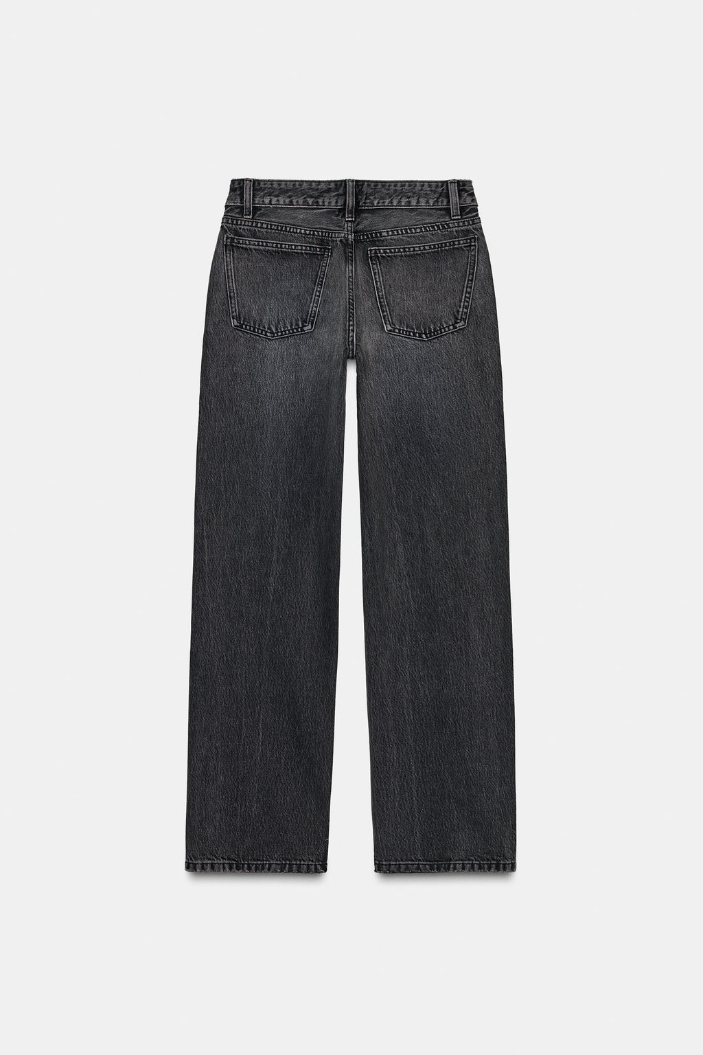 TRF LOW-RISE RHINESTONE STRAIGHT JEANS - Zara фото 2