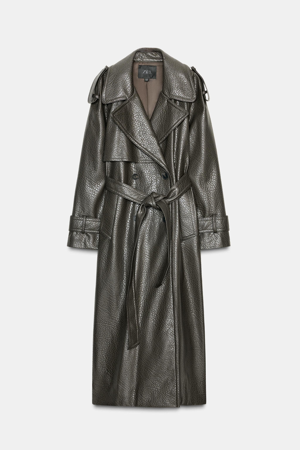 FAUX LEATHER COAT - Zara фото 7