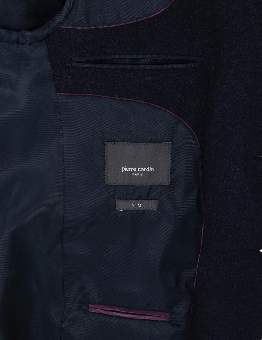 Lacivert Slim Fit Tak_m Elbise