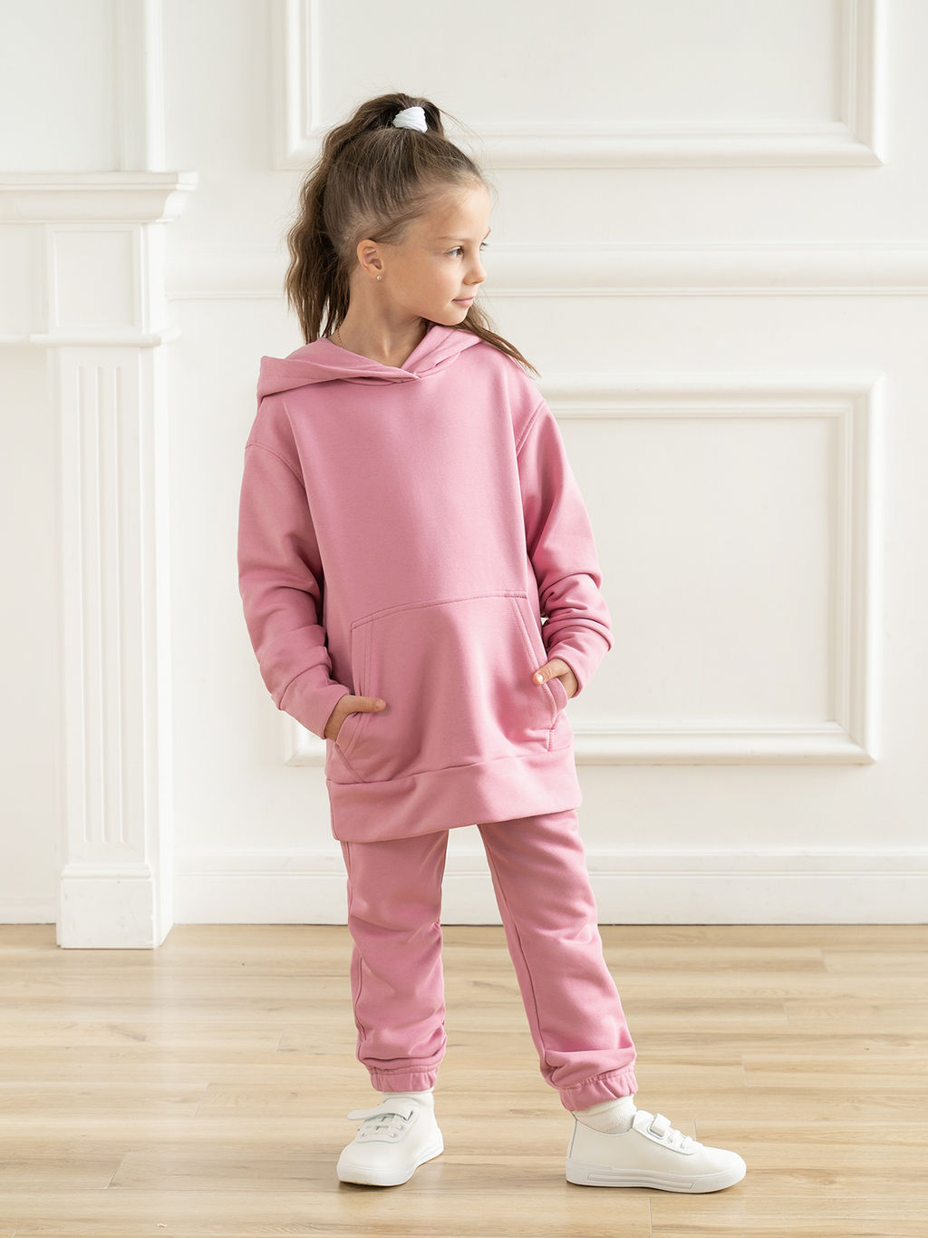 Костюм спортивный темнорозовый