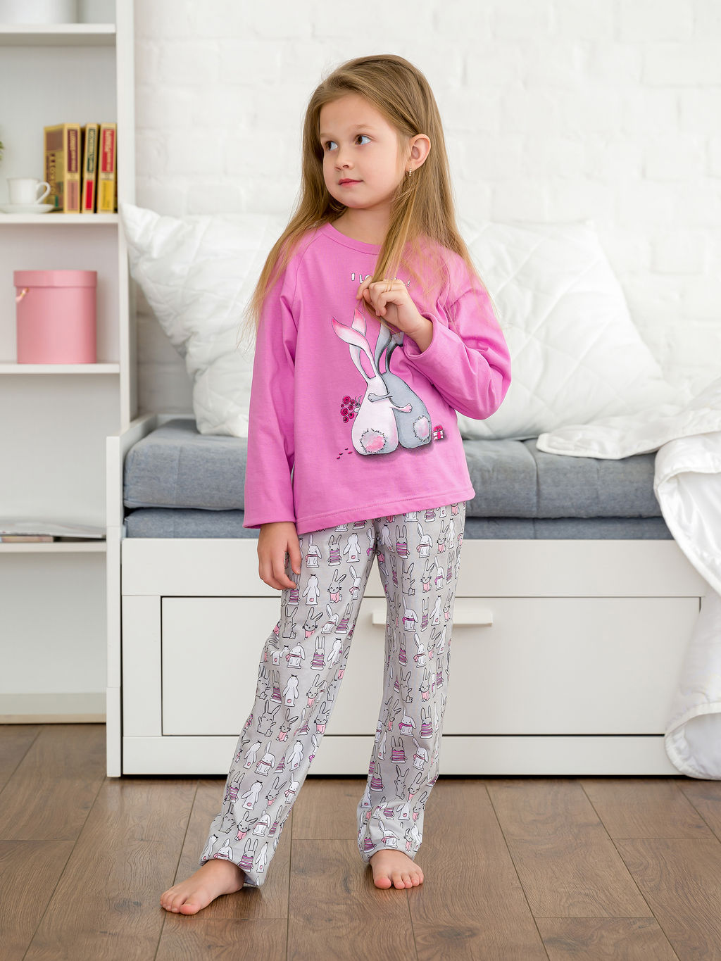 Костюм детский, модель 324, трикотаж (26 размер, Зайчата ) - Ивановотекстиль фото 5