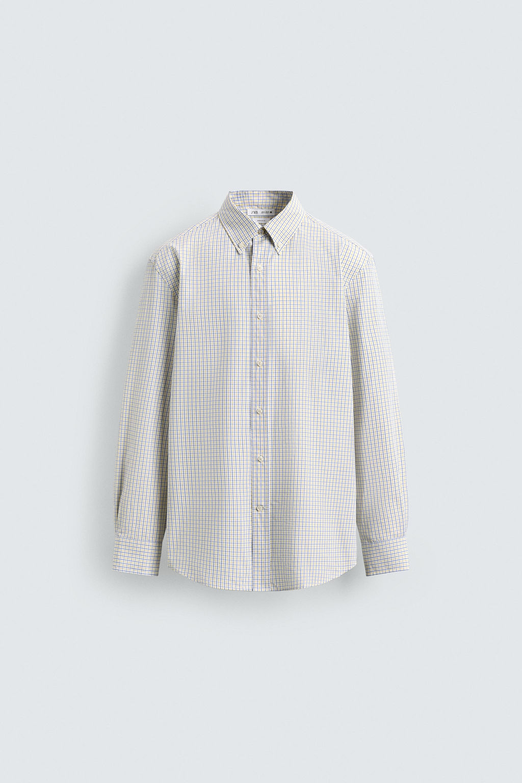 CAMISA REGULAR FIT ALGOD?N / Amarillo oscuro - Zara фото 8