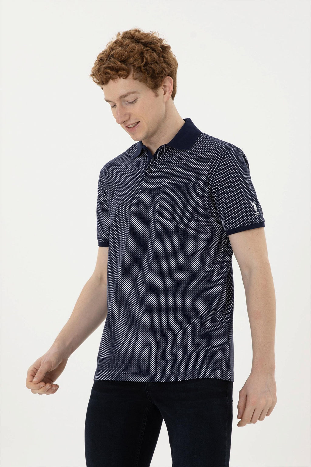 Мужская темно-синяя футболка - U.s. polo assn фото 3