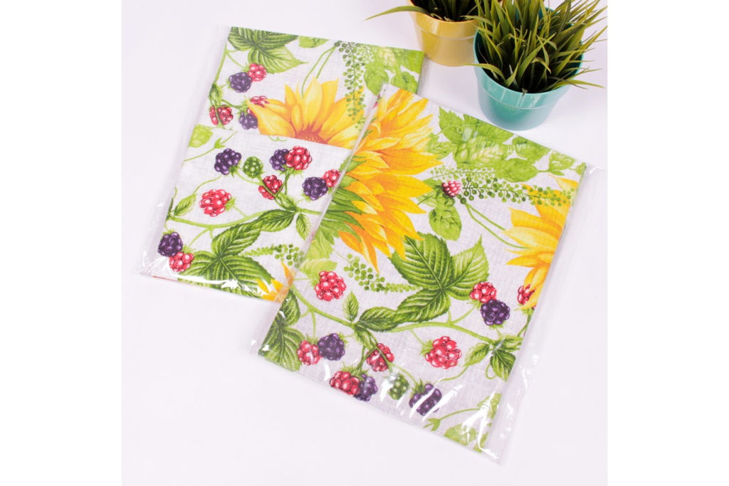 Набор вафельных полотенец Купон в пакете ВКП 483 Тейково (5599-1)