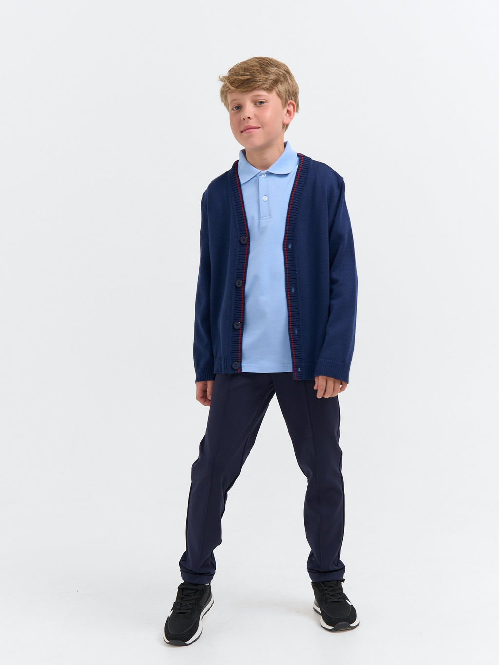 Футболка поло Голубая 7+ - Bungly фото 8