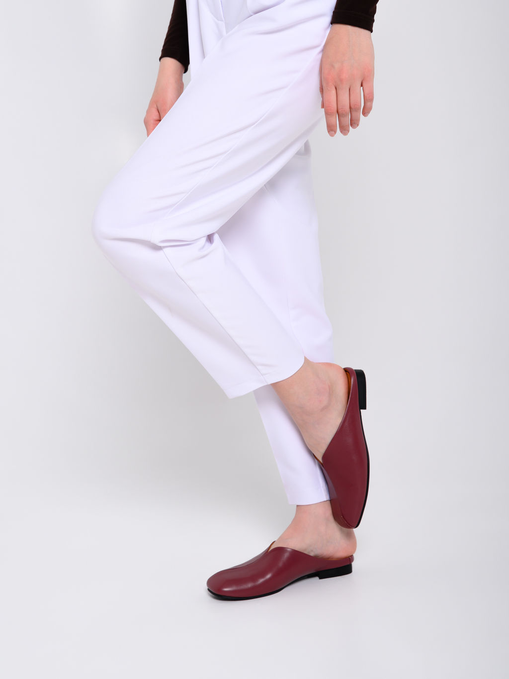 Мюли 1007.тунит205bl.Гнилая вишня