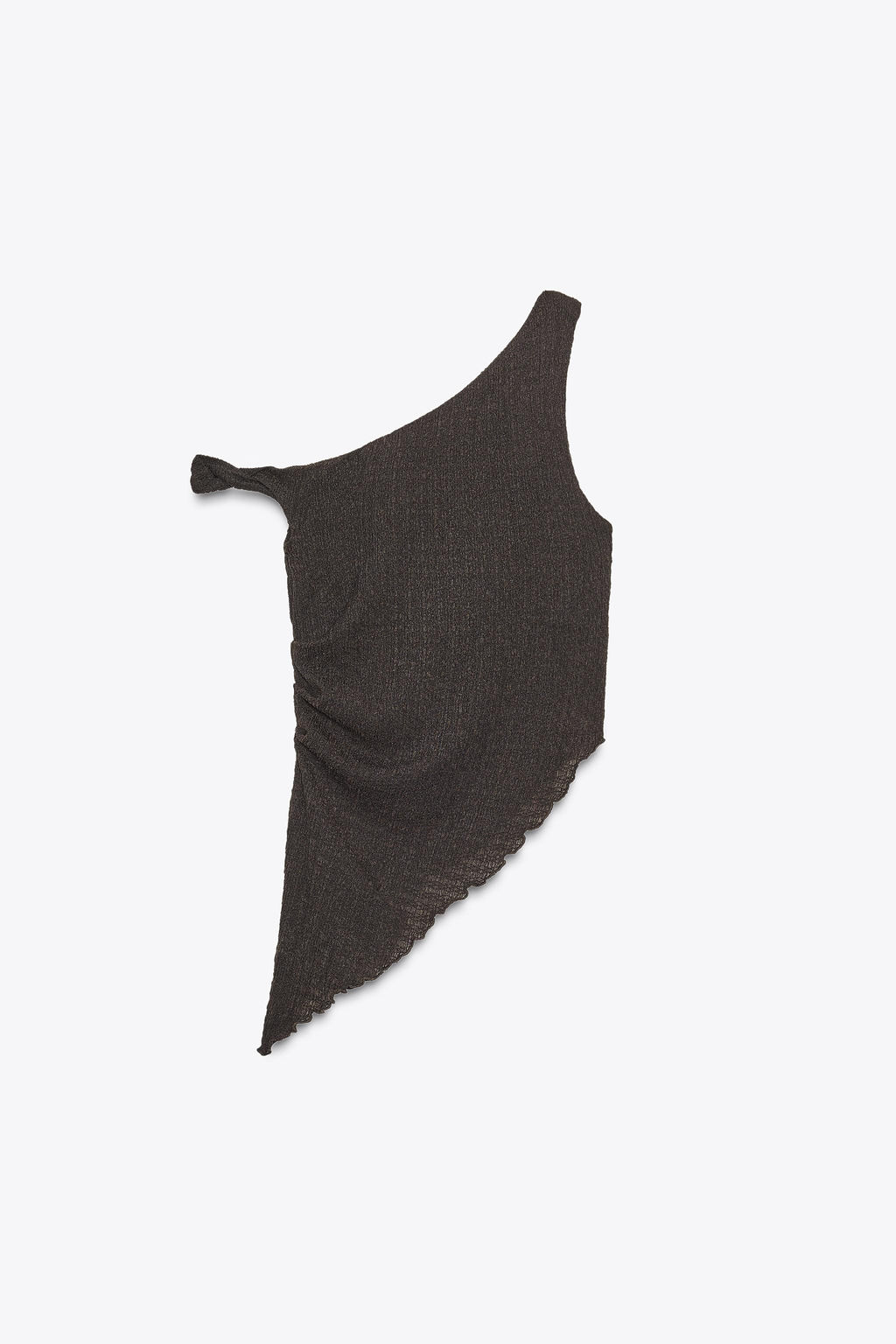 ASYMMETRIC TEXTURED TOP - Zara фото 8