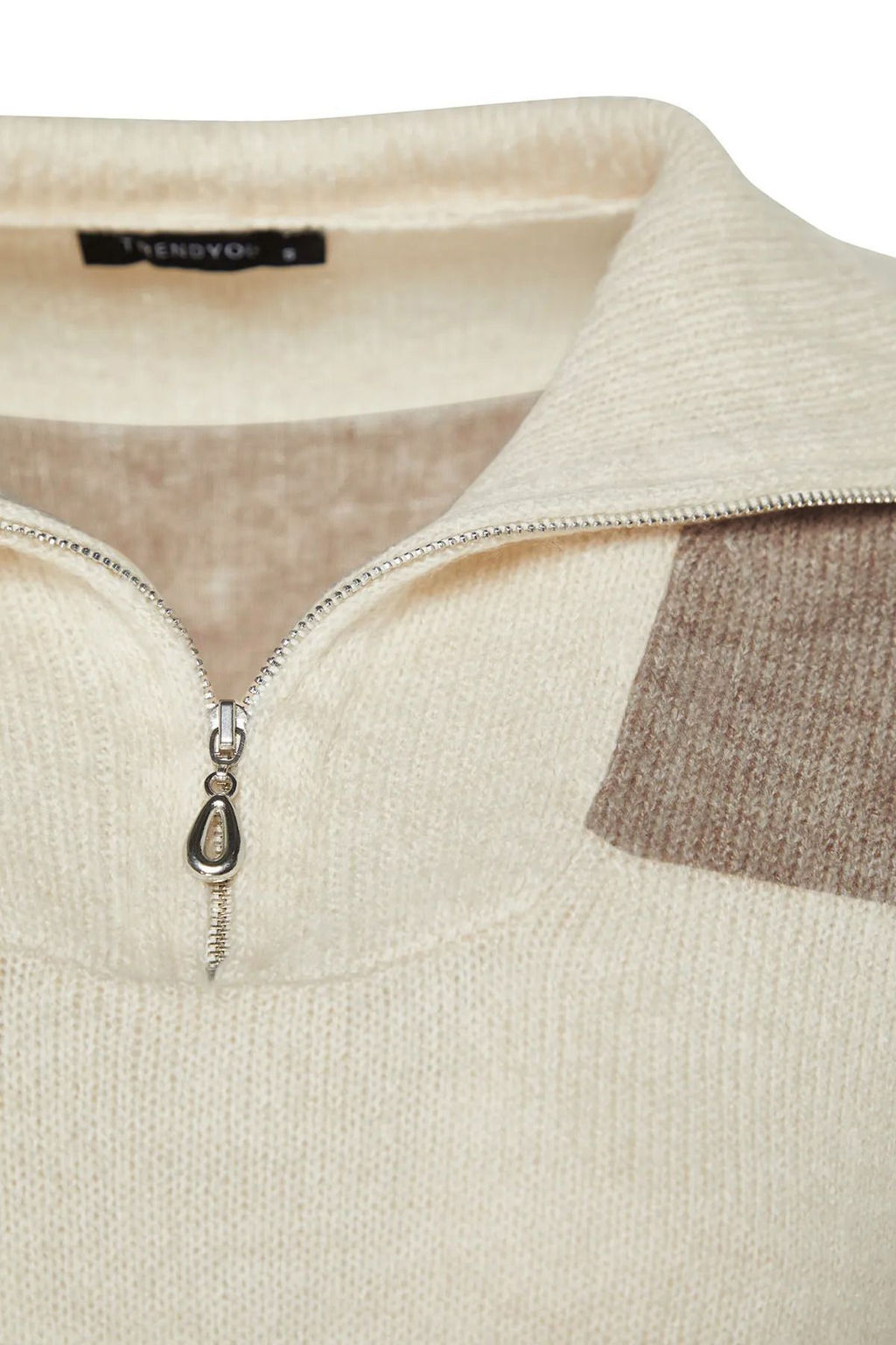 Tas Genis Kal?p Yumusak Dokulu Fermuarl? Triko Kazak TWOAW22KZ0424 - Trendyolmilla фото 21