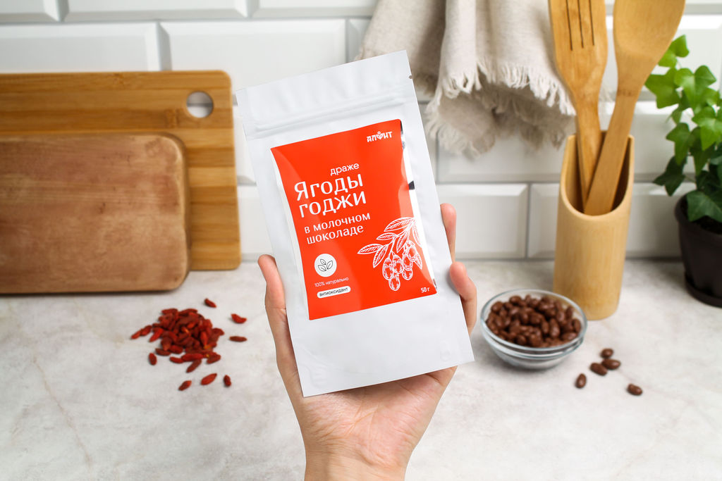 Драже Ягоды годжи в шоколаде 100 г Алфит 6936 фото 17