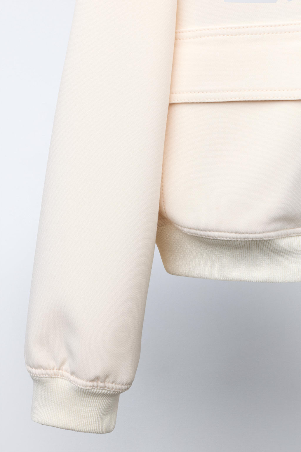 CROPPED BOMBER JACKET WITH SHOULDER PADS - Zara фото 6