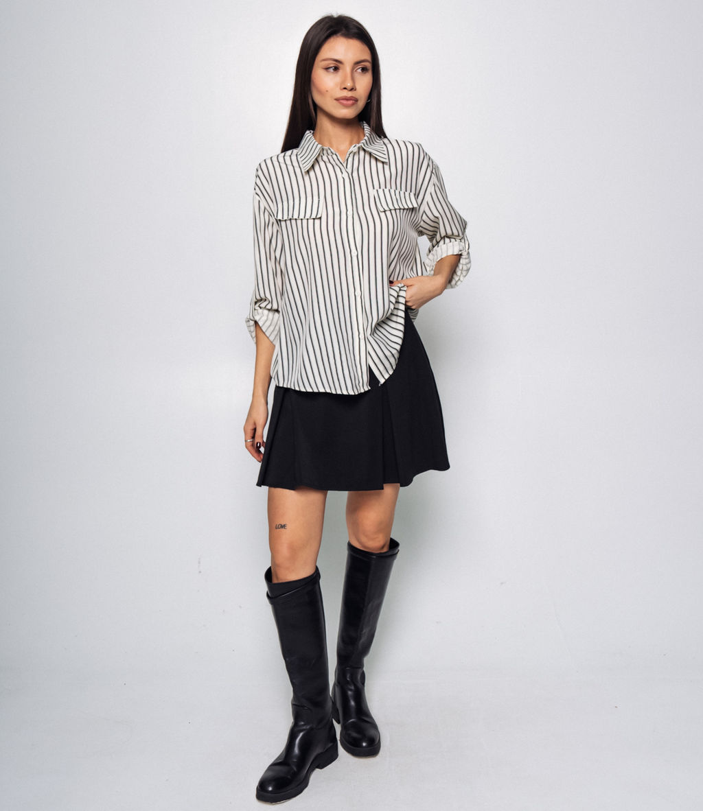 Рубашка #КТ5013 (1), чёрный - Dommod фото 4