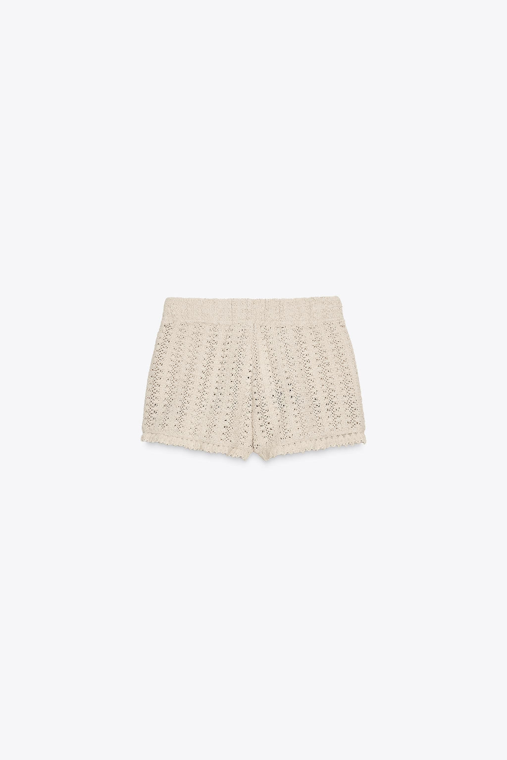 EMBROIDERED CROCHET SHORTS - Zara фото 5