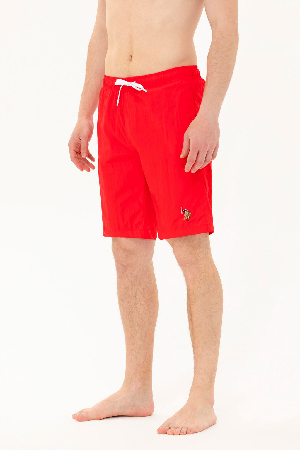 Мужские красные морские шорты - U.s. polo assn фото 3
