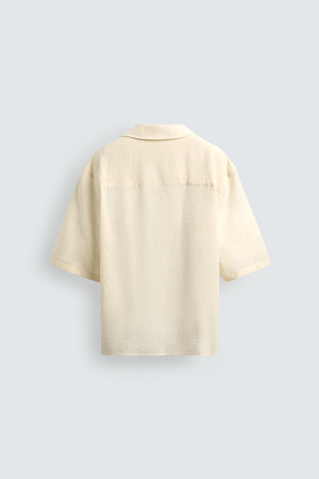 CAMISA POLO ALGOD?N - VISCOSA / Beige - Zara фото 8