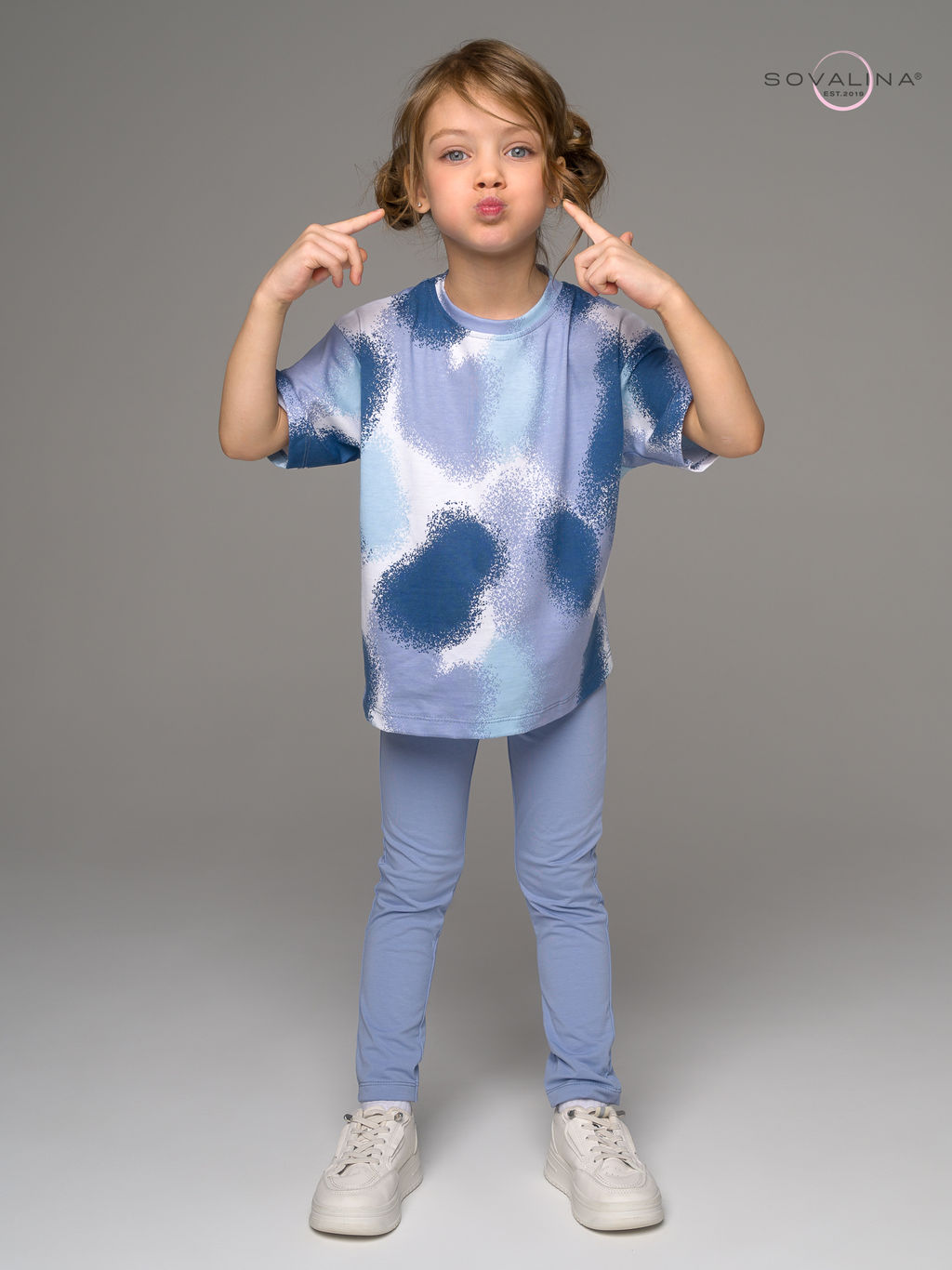 Костюм Мун краска индиго-голубой - Sovalina фото 2