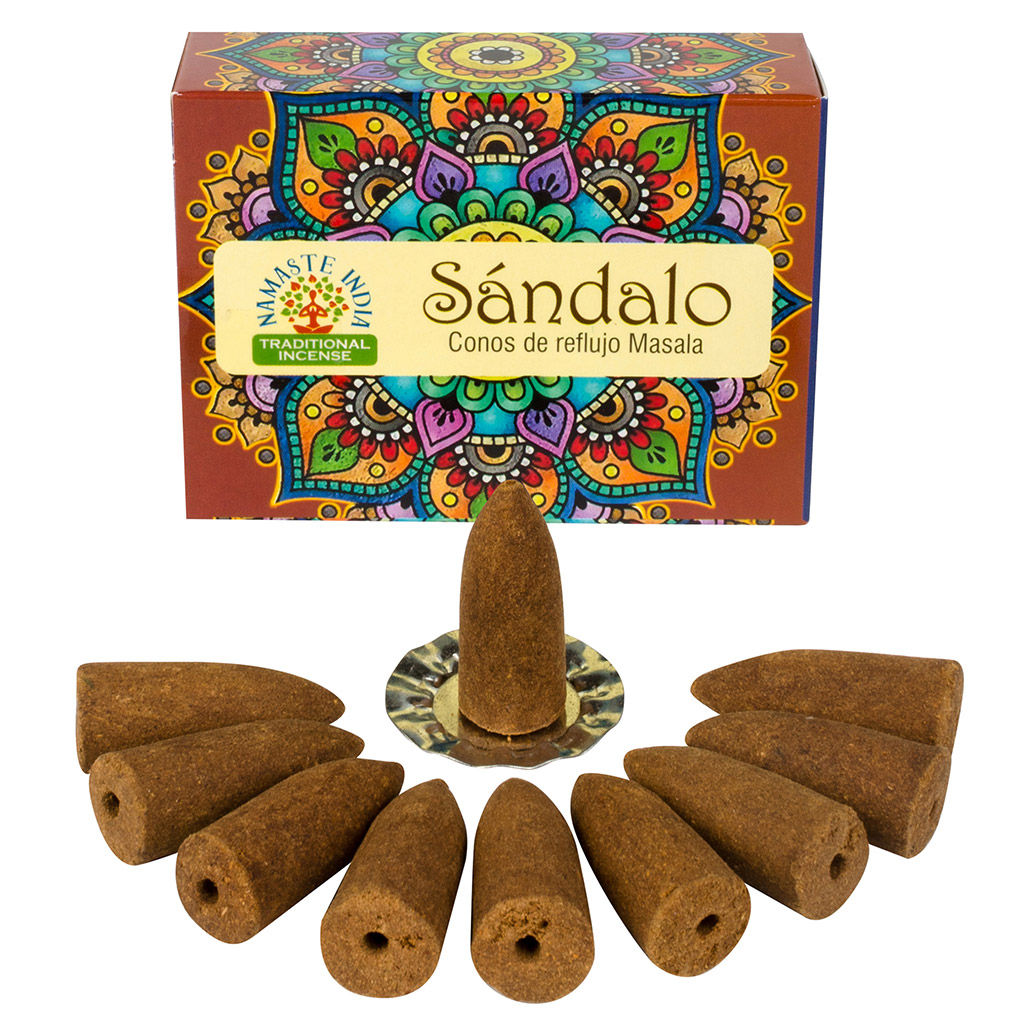 Благовония, ароматические конусы ручной работы "Сандал", 35гр, Orkay (Россия)