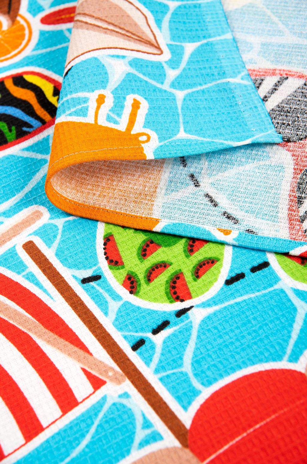 Полотенце пляжное вафельное 80x150 Happy Fox Home фото 4