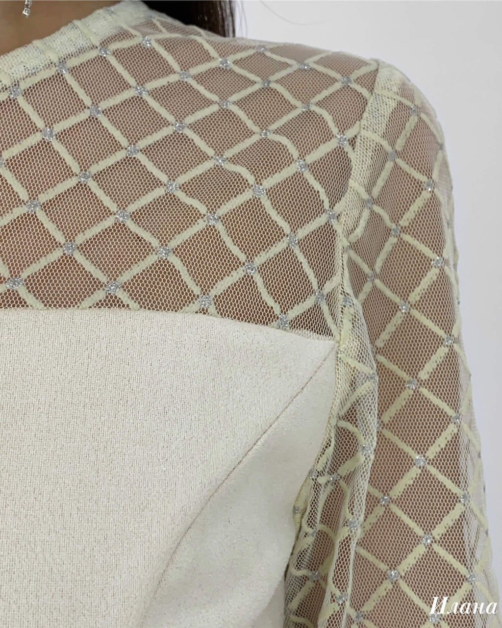 Платье Илана (молочный) - Nadi bordo фото 5