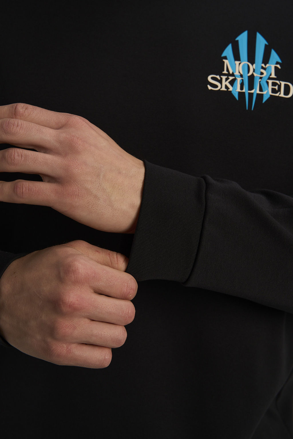 Свитшот утепленный Черный