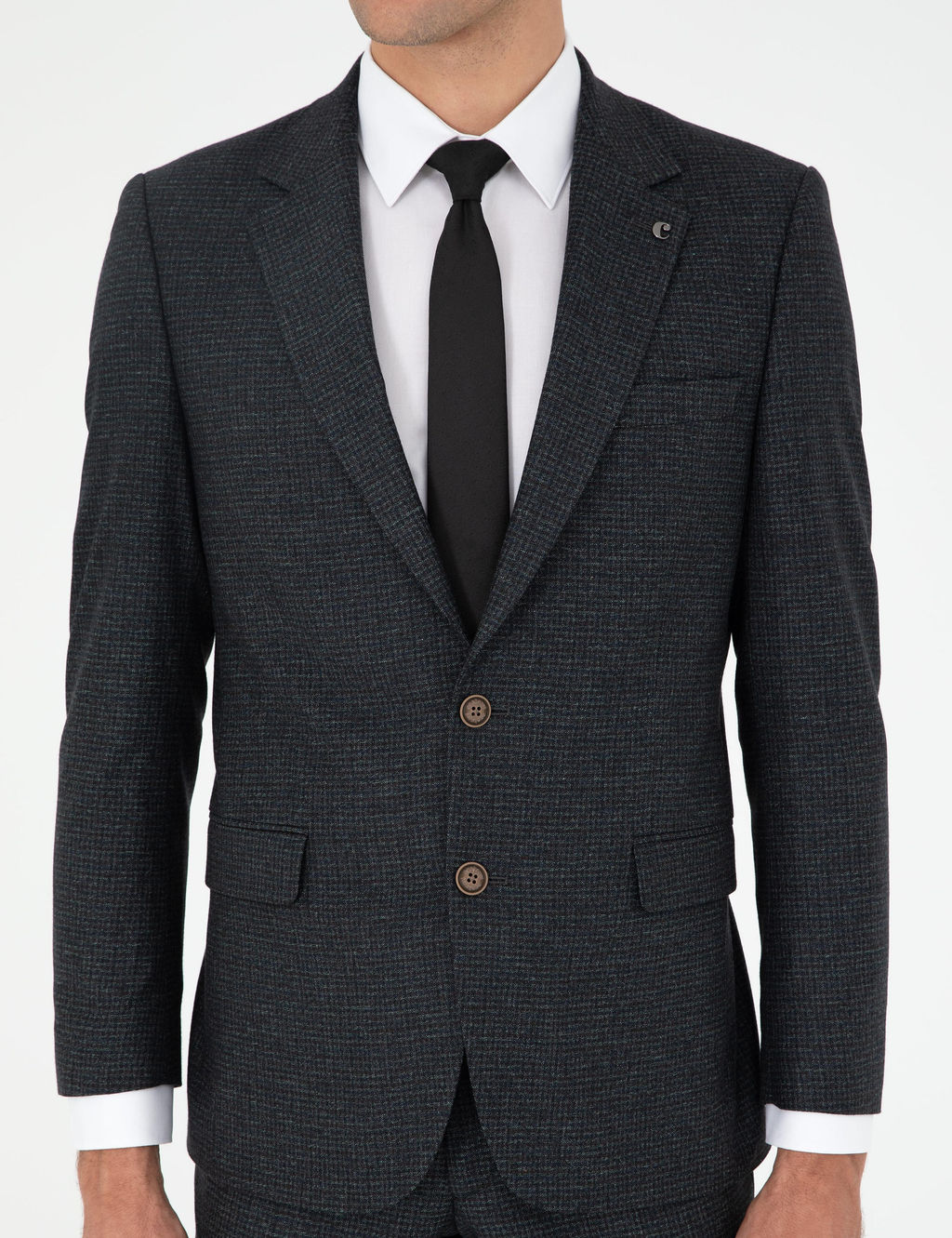 Костюм приталенного кроя темно-хаки - Cacharel фото 6