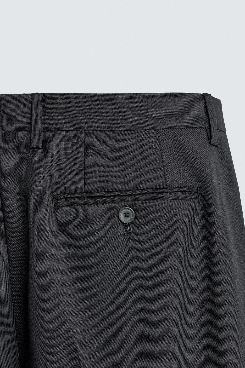 100% WOOL SUIT TROUSERS - Zara фото 10