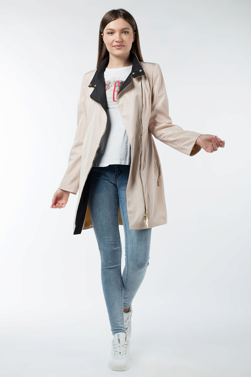 03-2010 Плащ женский (пояс) - El podio фото 2