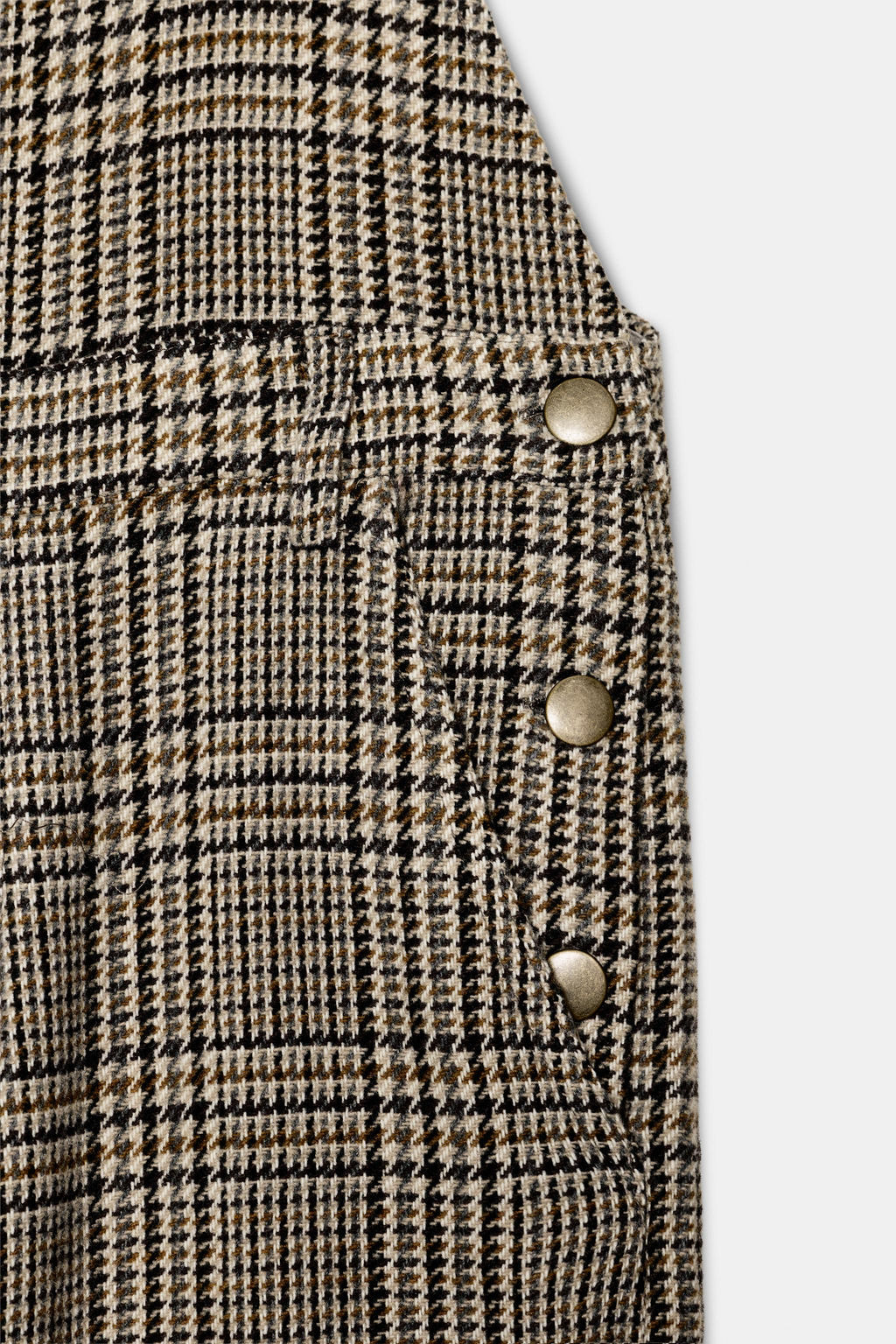 CHECKED WOOL BLEND JUMPSUIT - Zara фото 10